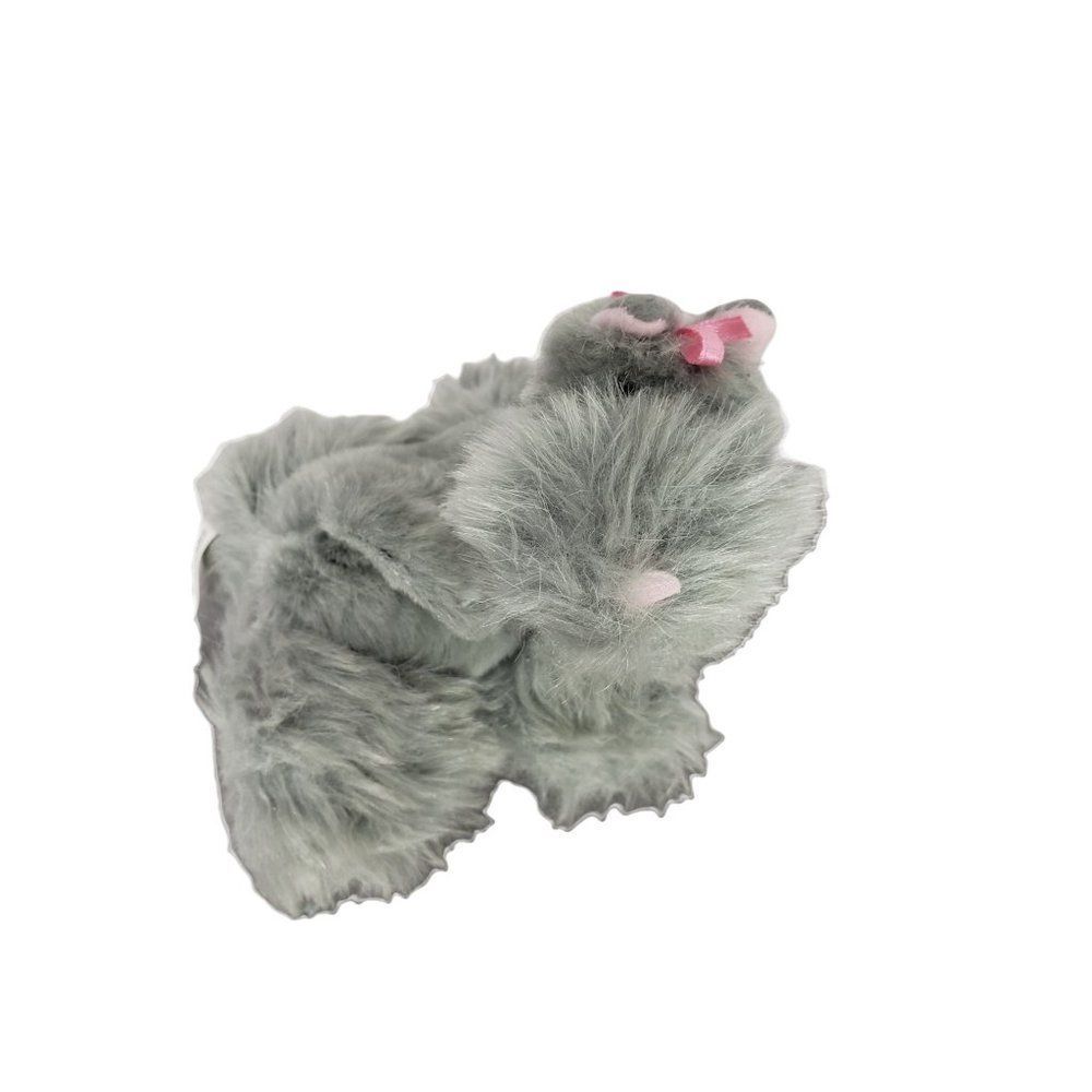 Vintage 1993 Mattel Barbie 4” Puppy Ruff Scottish Terrier Dog Gray Plush Sound